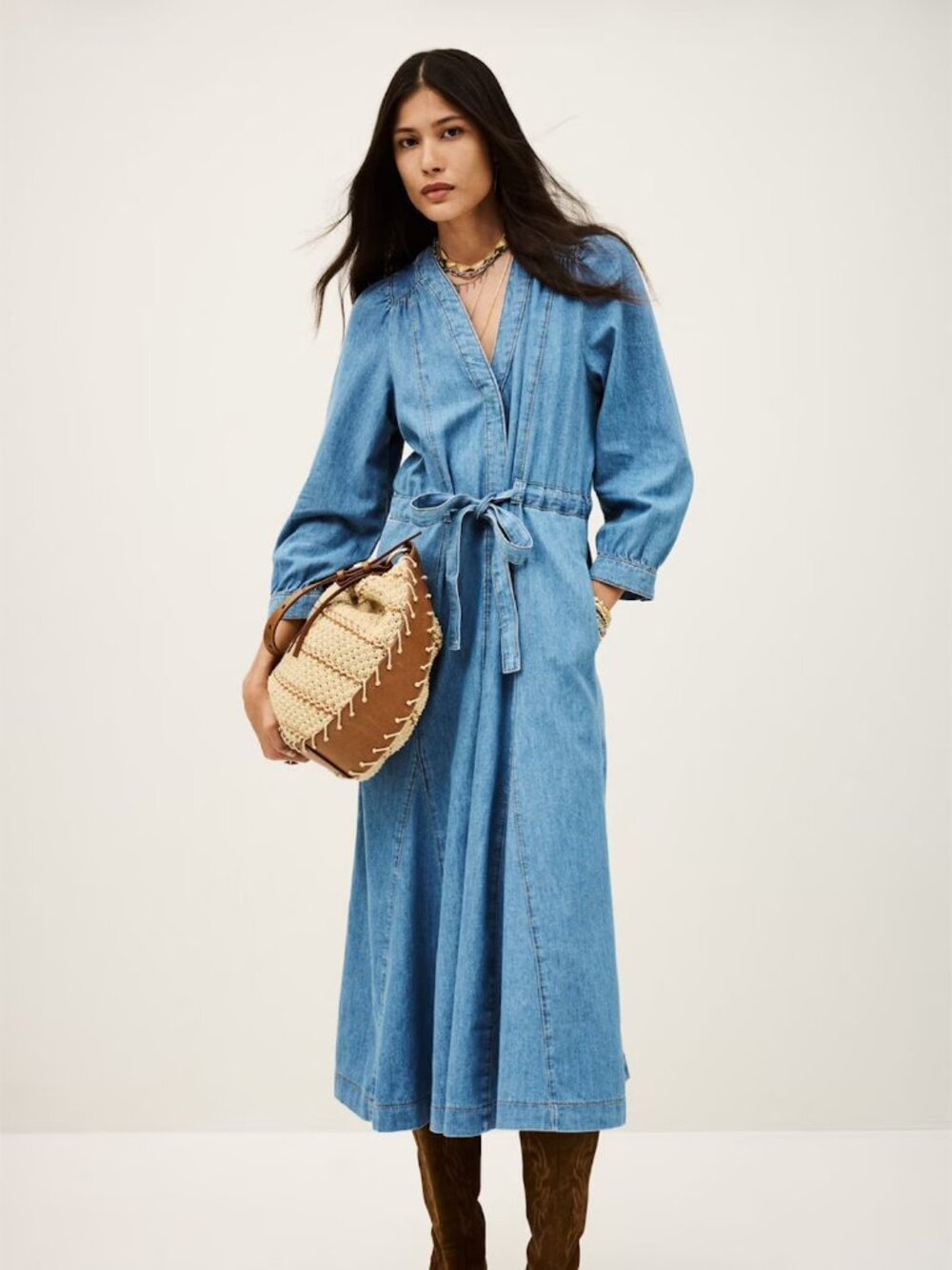 BA&SH LIA long-sleeved dress